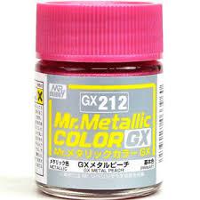 GNZ Paint GX212 Mr.Metallic Color GX Metal Peach - 18ml