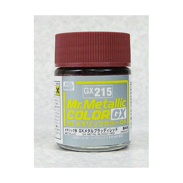GNZ Paint GX215 Mr.Metallic Color GX Metallic Bloody Red - 18ml