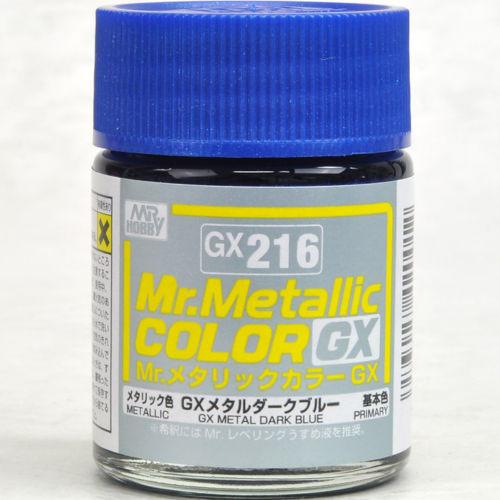 GNZ Paint GX216 Mr.Metallic Color GX Metal Dark Blue - 18ml