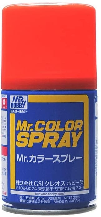 GNZ Paint Mr Color Gloss Shine Red Spray