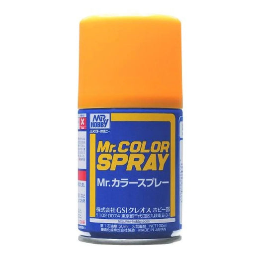 GNZ Paint Mr Color Semi Gloss Spray Orange Yellow Spray