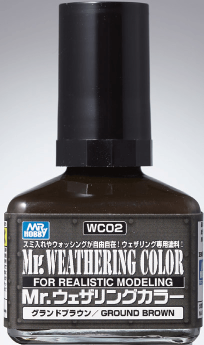 GNZ Paint Mr. Weathering Color Ground Brown
