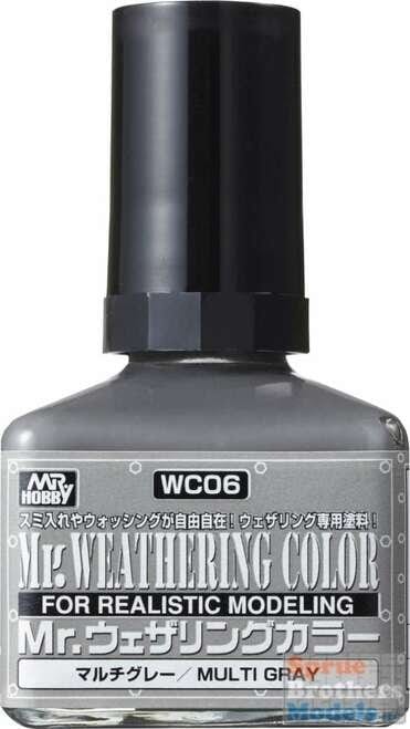 GNZ Paint Mr Weathering Color-Multi Gray