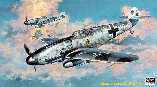 Hasegawa Scale Model Kits 1/48 Hasegawa Messerschmitt Bf-109G6