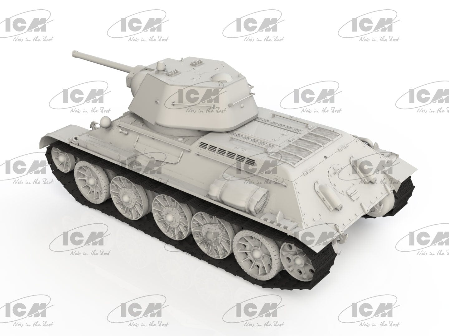 ICM Scale Model Kits 1/35 ICM WWII Soviet Flamethrower Tank ОT-34/76