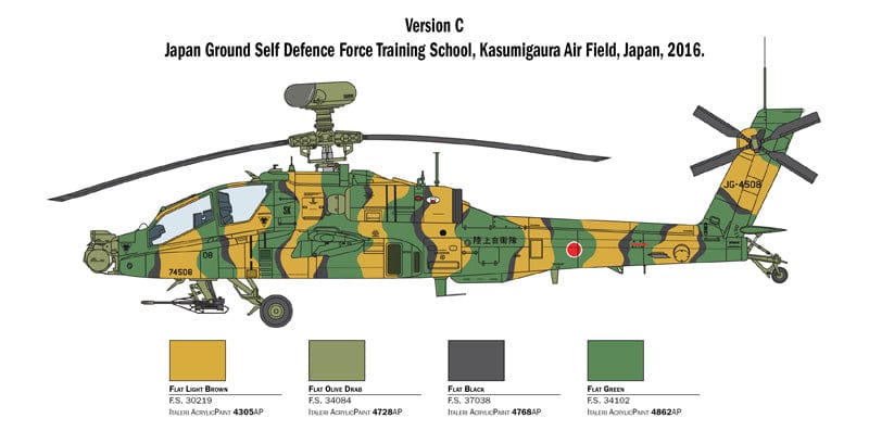 Italeri Scale Model Kits 1/48 Italeri AH-64D Apache