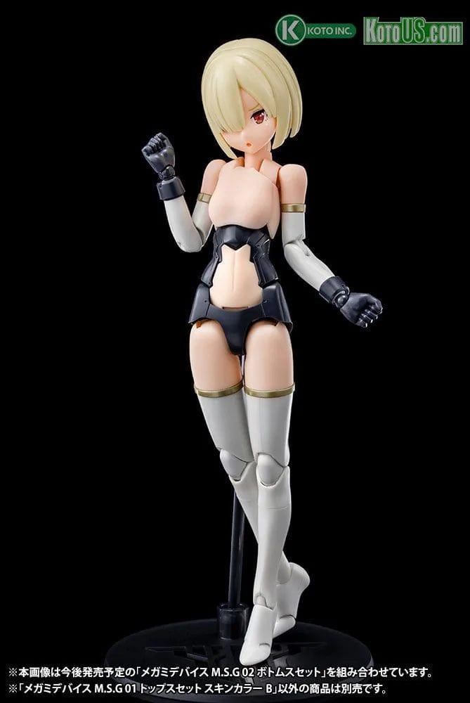 Kotobukiya Scale Model Accessories Megami Device M.S.G. 01 Tops Set Skin Color B