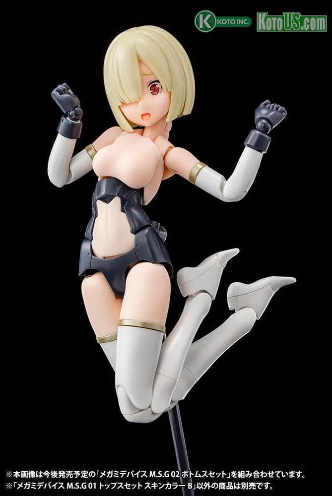 Kotobukiya Scale Model Accessories Megami Device M.S.G. 01 Tops Set Skin Color B