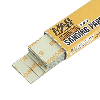 Madworks Scale Model Accessories 320 grit Madworks Self Adhesive Sandpaper