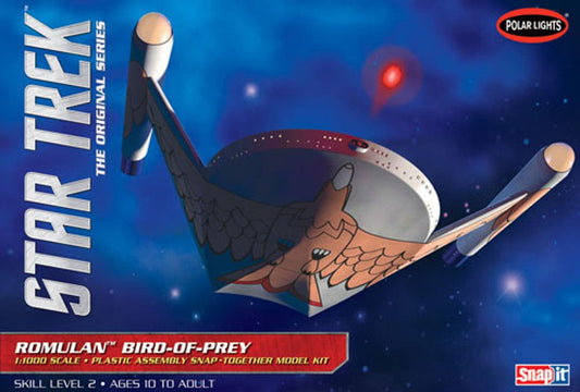 PLL Scale Model Kits Polar Lights 1/1000 Star Trek Romulan Bird of Prey
