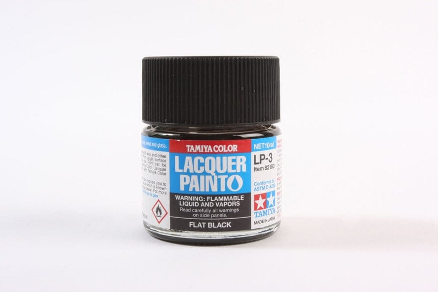 TAM Paint Lacquer LP3 Flat Black - 10ml