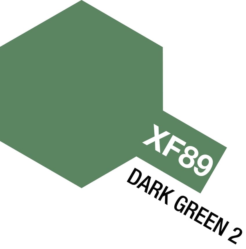 TAM Paint Tamiya ACRYLIC MINI XF-89 DARK GREEN #2 - 10ml