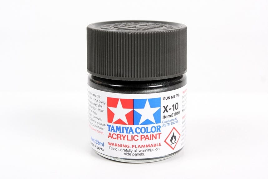 TAM Paint Tamiya Acrylic X-10 Gun Metal - 23ml