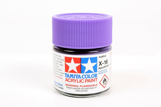 TAM Paint Tamiya Acrylic X-16 Purple - 23ml