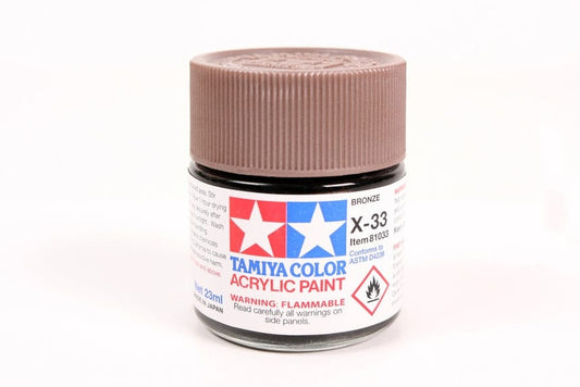 TAM Paint Tamiya Acrylic X-33 Bronze - 23ml