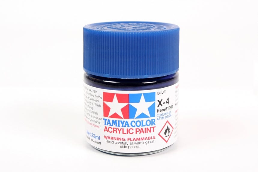 TAM Paint Tamiya Acrylic X-4 Blue - 23ml