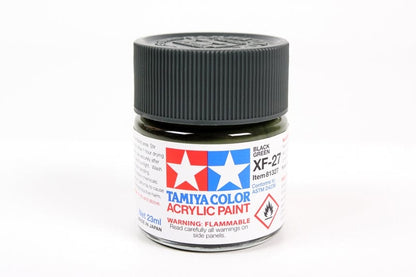 TAM Paint Tamiya ACRYLIC XF-27 BLACK GREEN - 23ml