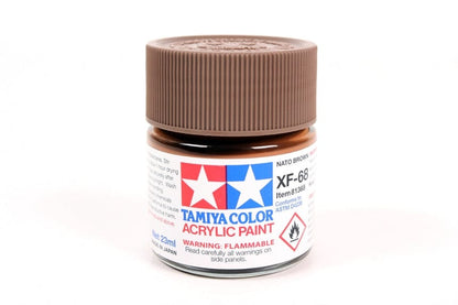 TAM Paint Tamiya ACRYLIC XF-68 NATO BROWN - 23ml