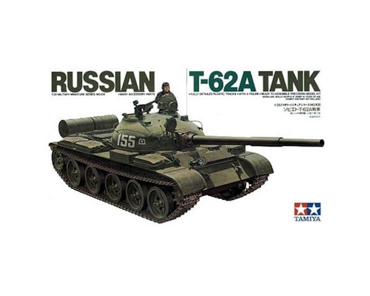 TAM Scale Model Kits 1/35 Tamiya Russian T-62A Tank Model Kit