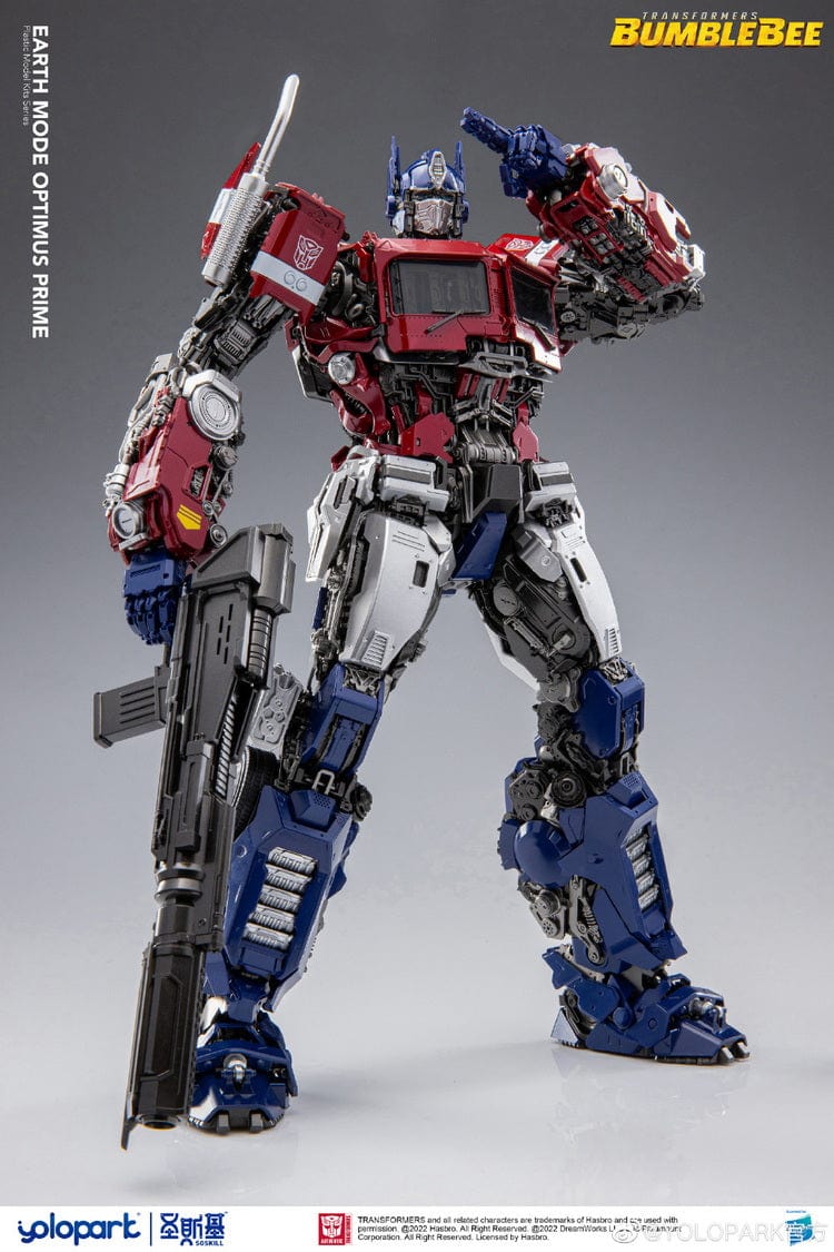 Yolopark Scale Model Kits Yolopark Earth Mode Optimus Prime From Bumblebee: The Movie Model Kit
